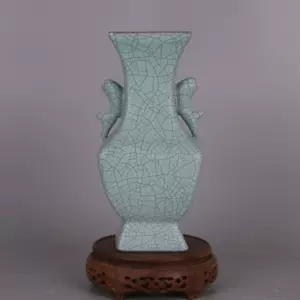 気質アップ 宋 ▽鴻▽ 官窯 中国古美術 中国古玩 古賞物 置物 古陶瓷品 