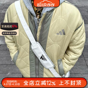 
adidas Adidas lightweight cotton clothing for men and women spring and autumn warm tops contrasting color windproof jacket JG5936