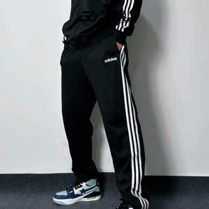 
Adidas Adidas spring and autumn men's pants three stripes sports pants casual and comfortable knitted trousers KA8348