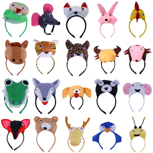 Cartoon three -dimensional animal headwear, duckling chick head jewelry, head hoop, hair hoe hair card