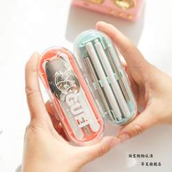 Folding Chopsticks, Spoon, and Fork Three-Piece Set for Outdoor Travel, Camping, Portable Tableware for Children, for One Person