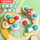 Children's Day gift suction cup twitching and chewing rotating gyro bracelet belt comfort baby educational toys