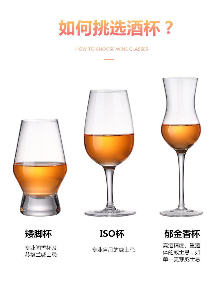 ウイスキーグラス - チューリップ型のテイスティングカップ