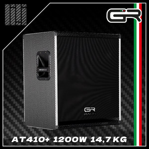 
Italian GR carbon fiber bass box speaker AT410+1200 watt AT810 1600 watt