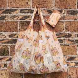 Cartoon Star Large-Capacity Foldable Portable Cloth Shopping Bag Supermarket Grocery Tote Eco-Friendly Bag Lightweight Storage