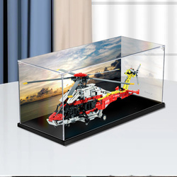 Airbus H175 Rescue Helicopter 42145 Acrylic Display Box Suitable For Dust Cover Storage Box