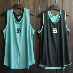 No. 23 Sports Vest Men's Tank Top T-Shirt American Style Crew Neck Basketball Training Game Uniform Quick-Drying Breathable Fitness Wear