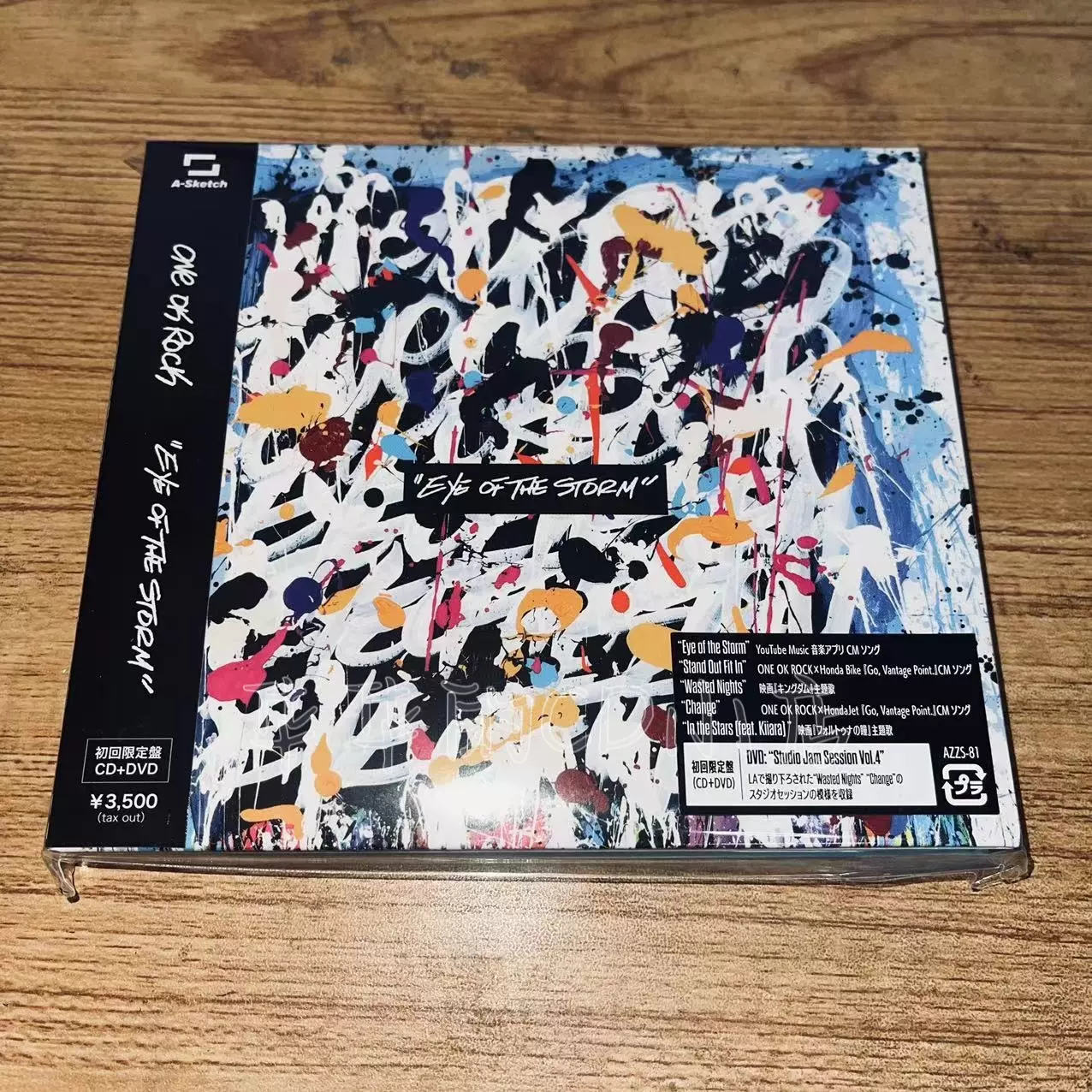 HMV ONE OK ROCK Eye of the Storm 初回限定盘CD+DVD-Taobao