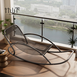 Rocking Chair Recliner for Adults, Suitable for Sleeping, Home Leisure, Outdoor Patio Lounge Chair, Dual-Use for Winter and Summer, Stirling Double Chair