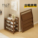 Folding shoe rack dormitory small multi-story household small narrow door rental house installation entry door simple shoe cabinet