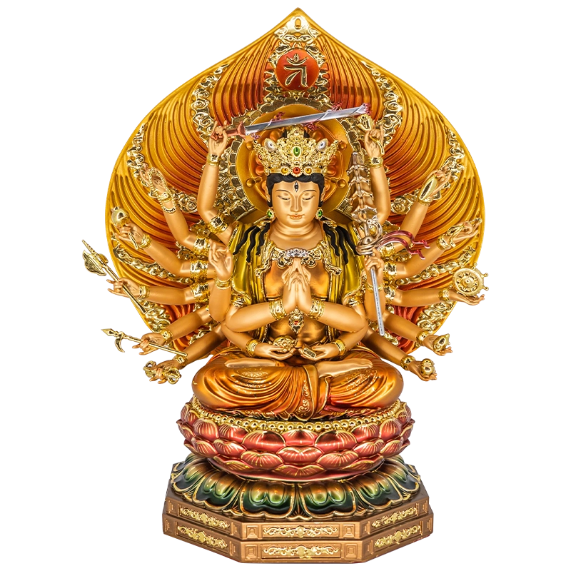 仏教美術 仏像 小仏像 準提菩薩 準提仏母仏像 銅製品 工芸