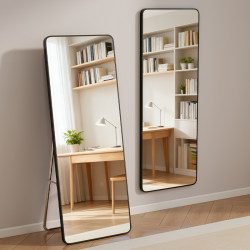 Full-Length Mirror, Dressing Mirror, Floor-Standing Mirror, Home Wall-Mounted Mirror, Trendy Girls' Bedroom Dormitory Wall-Mounted Three-Dimensional Fitting Mirror