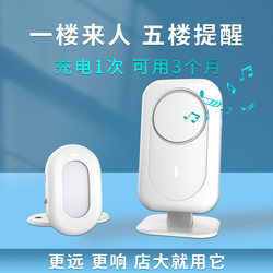 Voice Welcome Sensor, Store Entrance Welcome Chime, Doorbell Reminder, Alarm Speaker, Supermarket Doorbell