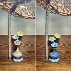 Jingdezhen Ceramic Vase Rotating Ornament Office Home Desktop Decoration Birthday Gift Creative Gift