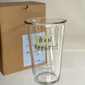 Carat pets imported from Korea, bon appetit glass coffee cup juice cup ins style genuine purchase agent