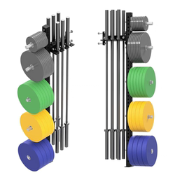 Barbell Weight Storage Rack, Gym Equipment Rack, Dumbbell Rack, Mobile Fitness Weight Storage Rack