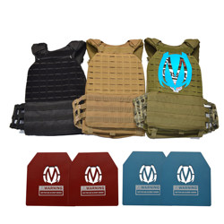 Mfit Physical Training Weighted Vest Edc Equipment Fitness Vest Laser Steel Plate Weight Plate