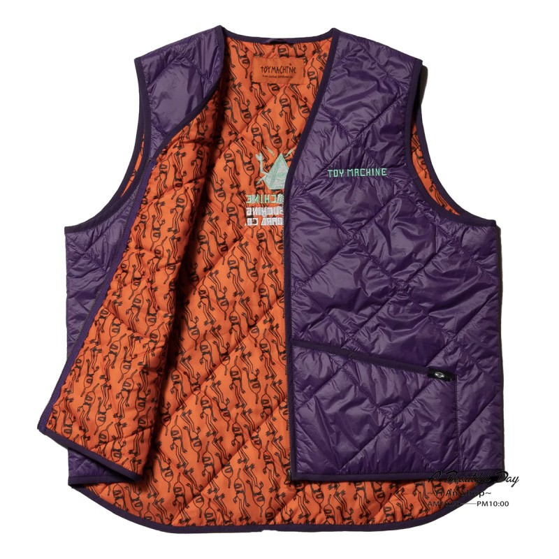 Ϻ  TOY MACHINE SECT PADDING VEST  ư  ܿ Ʈ  ƮƮ ư -