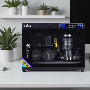 Aibao electronic moisture -proof box fully automatic 25L SLR camera mirror removal of moisture absorption card stamp calligraphy and tea dry cabinet