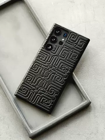 Embossed Premium MAZE Phone Cases Covers Genuine Leather Galaxy S24, Galaxy S24 Plus, Galaxy S24 Ultra, Galaxy S23, Galaxy S23 Plus, Galaxy S23 Ultra, Galaxy S22, Galaxy S22 Plus, Galaxy S22 Ultra, Galaxy Note 20, Galaxy Note 20 Ultra