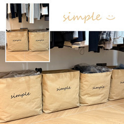 Japanese-Style ins Cotton and Linen Storage Basket, Clothes and Toy Storage Organizer, Clothing Sorting Box, Dirty Clothes Storage Box, Large Capacity