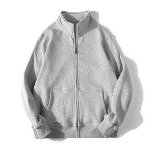 Comfortable and versatile coat ladies cardigan zipper, collar sweater, long -sleeved autumn and winter new casual sweatshirts
