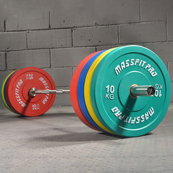 Masisi Commercial Crossfit Full Film Barbell Film Colored Hip Bridge Hip Push Training Bounce Sheet Large Hole Barbell Sheet