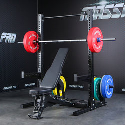 Commercial Squat Rack, Bench Press Rack, Gantry Rack, Home Fitness Equipment Set, Professional Frame-Style Training Rack