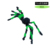 75cm black and green spider 