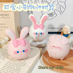 Cartoon Mechanical Timer, Cute Self-Discipline Tool for Primary School Students, Kitchen Timer, Portable Reminder