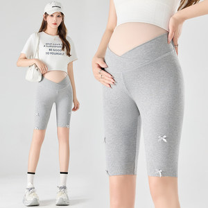 
Maternity five-point pants 2026 new maternity leggings summer low-waist pregnancy pants thin mid-pants summer shorts