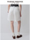 TeenieWeenie Bear Women's Summer Leica Elastic Shorts White Light and Casual Medium Pants