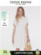
TeenieWeenie Bear Women's White Dress Summer New French Cotton Soft Short Skirt