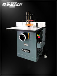 Warrior Woodworking Workshop Single-Axis Woodworking Router W0401F Four-Speed High-Speed 3-Horsepower Precision Woodworking Vertical Router