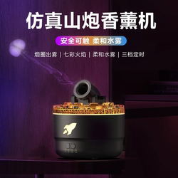 Volcano Turret Humidifier with Circular Mist, Silent, Small, Suitable for Bedroom, Office, Desktop, Dormitory, Student, Girl Gift