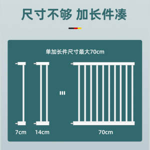 
Baby staircase guardrail new style children's safety door fence guardrail single-sided extension accessories