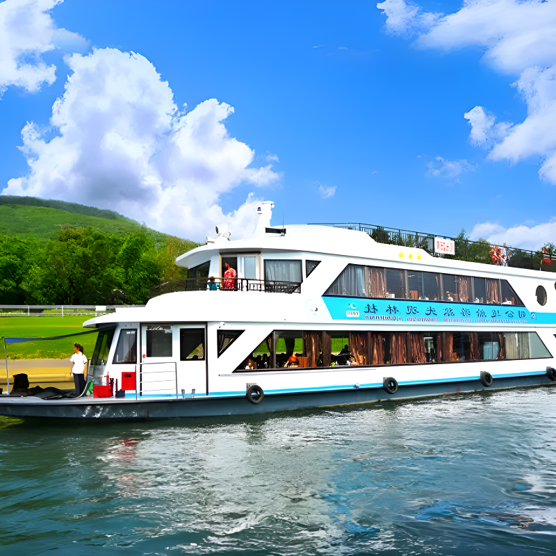 漓江游船票三星船四星船桂花主题船中午出发送码头桂林旅游一日游