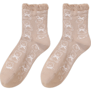 
tutuanna spring and autumn socks women's cotton socks animal cartoon full printed socks girls spring and autumn socks ins trend