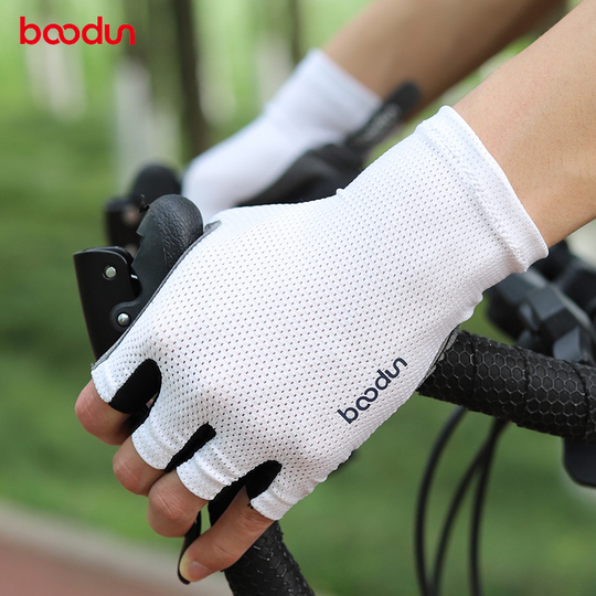 Guanti Da Bici Mezze Dita Con Gel Per Bambini 6-12 Anni - Antiscivolo E Imbottiti - Foto 11