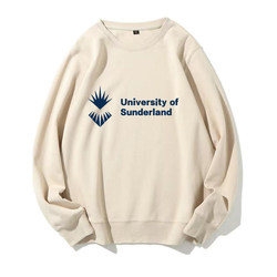 University of Sunderland Round-Neck Sweatshirt Commemorating International Students with Fleece Lining