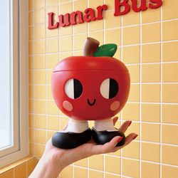 Cute Big Apple Storage Jar Home Goods Living Room Desktop Decoration Girls' Birthday New Year Gift