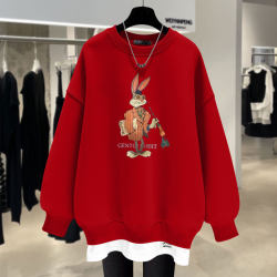 Mid-length round neck sweatshirt SMZY/Shangmeijism