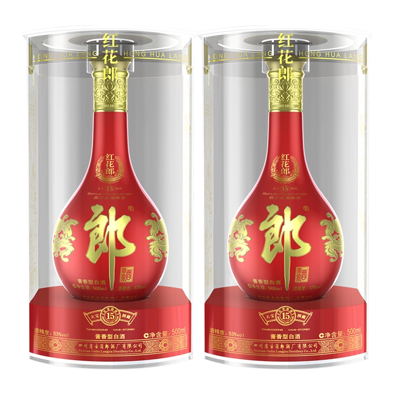 白酒　紅花郎　500ml　53% 白酒 紅花郎酒（53度）500ml : 中国超級市場オンライン - 通販
