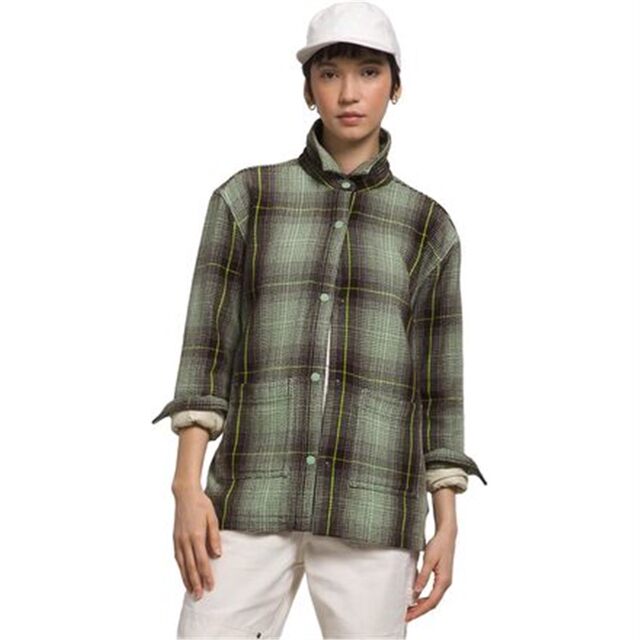 THE NORTH FACE/North Women's Long Sleeve Shirt Plaid Business Casual Commuter Top Spring and Summer Authentic

