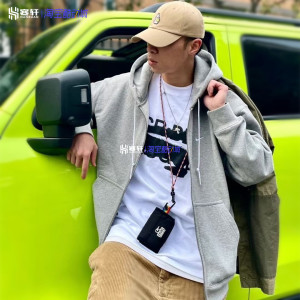 
Nike Nike embroidery logo small hook autumn and winter men's knitted hooded velvet warm sports jacket 623451-063