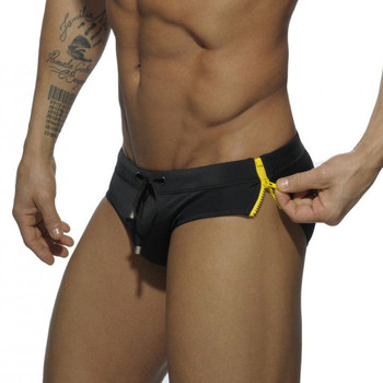 UXH side double zipper triangle swimming trunks men
