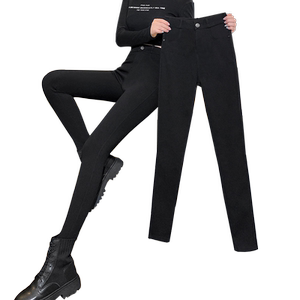 175 tall lengthene leggings female autumn wears 180 high -waisted black small pencil small black pants ultra -long pants
