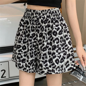 
Clearance and pick up the counter to withdraw extra large size fat mm300*0.5kg shorts for women fashion printed slimming wide-leg shorts for women