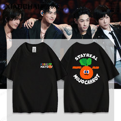 5525 Mayday Concert Fan Support Pure Cotton Short-Sleeve Unisex Fan Group Custom Carrot-Themed T-Shirt