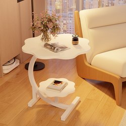 Simple Coffee Table, Bedroom Bedside Table, Small Bedside Table, Living Room Sofa Mini Side Cabinet, Movable Corner Table